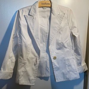 Banana Republic White Blazer